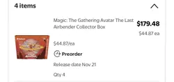 PRESALE - MTG | AVATAR THE LAST AIRBENDER COLLECTOR BOOSTER PACK ✅SHIPS NOV/21 - Image 2