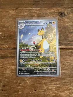 Pokemon TCG Ampharos 090/086 Chaos Rising Illustration Rare Card NM - Image 1