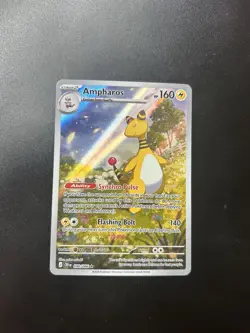 Pokemon TCG Ampharos 090/086 Chaos Rising Illustration Rare Near Mint - Image 1