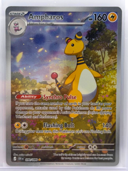 Pokemon TCG Ampharos 090/086 – Chaos Rising – Illustration Rare – NM - Image 1