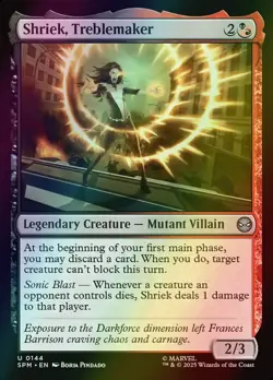 MTG Shriek, Treblemaker Foil ** Marvel's Spider-Man ** English - Image 1