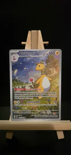 Pokemon TCG Ampharos Illustration Rare Chaos Rising 090/086 - Image 1