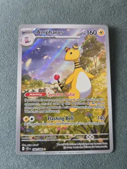 Pokemon TCG Ampharos 090/086 - Chaos Rising Illustration Rare NM - Image 1