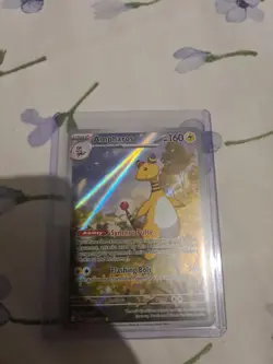 Pokemon TCG Chaos Rising Ampharos 090/086 Illustration Rare Near Mint - Image 1