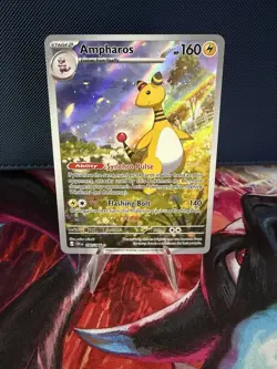Pokemon TCG Ampharos 090/086 - Chaos Rising Illustration Rare NM - Image 1