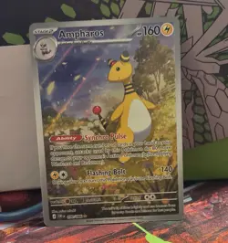 Pokemon TCG Ampharos Chaos Rising Illustration Rare 090/086 EN 2026 - Image 1