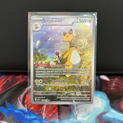 Pokemon TCG Ampharos Illustration Rare Chaos Rising Near Mint 090/086 - Image 1