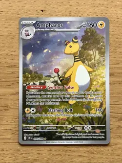 Pokemon TCG Ampharos Illustration Rare 090/086 Chaos Rising - Image 1