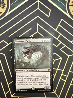 Massacre Wurm NM MTG Commander: Murders at Karlov Manor Regular - Image 1