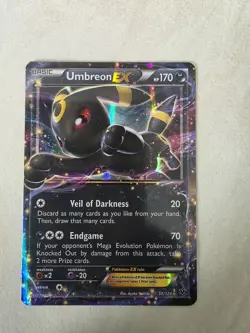 Umbreon EX 55/124 Fates Collide Holo LP Pokemon TCG LP - Image 1
