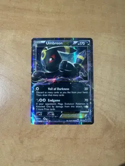 Umbreon EX #55/124 Fates Collide NM/Near Mint Pokemon 2016 - Image 1