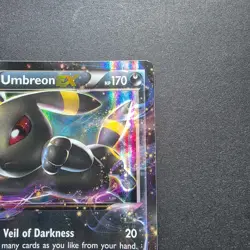 Umbreon EX 55/124 Holo EX Rare Fates Collide Pokemon Trading Card NM - Image 2