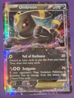 Umbreon EX - Ultra Rare - 55/124 - Fates Collide - Pokemon TCG - Image 1