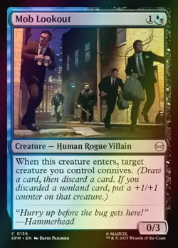 MTG Mob Lookout Foil ** Marvel's Spider-Man ** English - Image 1