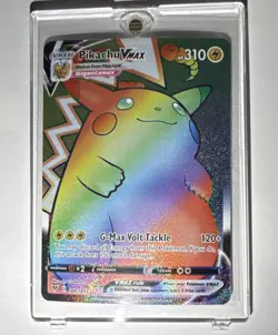 Pikachu VMAX 188/185 Vivid Voltage Full Art Secret Rare Holo Pokemon TCG - Image 1
