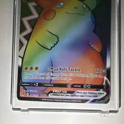 Pikachu VMAX 188/185 Vivid Voltage Full Art Secret Rare Holo Pokemon TCG - Image 3