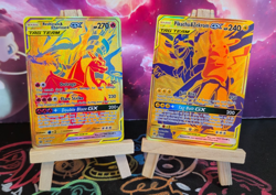 Pokemon Pikachu & Zekrom Charizard & Reshiram GX TCG SM248 SM 247 Promo Cards NM - Image 1
