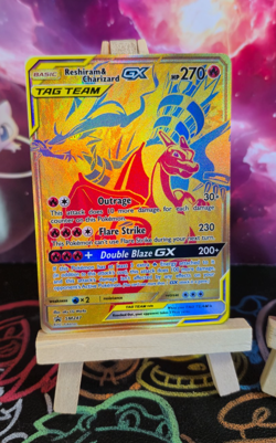Pokemon Pikachu & Zekrom Charizard & Reshiram GX TCG SM248 SM 247 Promo Cards NM - Image 2