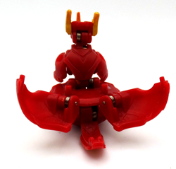 Bakugan Helix Dragonoid Pyrus Red 730G Battle Brawlers Figure Only No Card - Image 2