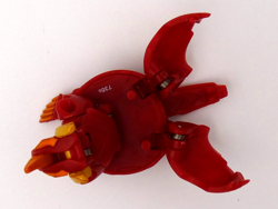 Bakugan Helix Dragonoid Pyrus Red 730G Battle Brawlers Figure Only No Card - Image 4