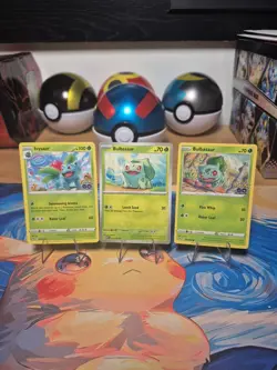 Bulbasaur And Ivysaur pokemon cards - Image 1