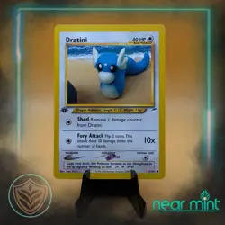 Dratini 63/105 Pokemon TCG 1st Edition Neo Destiny NM Vintage 2002 Card - Image 1