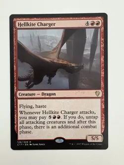 Hellkite Charger MTG Magic the Gathering Card NM Near Mint C17 - Image 1