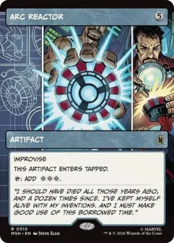 ~ Arc Reactor (Borderless) ~ NM Foil ~ Marvel Super Heroes ~ MTG ~ - Image 1
