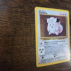 Pokemon TCG Clefairy Holo Rare Card 5/102 Unlimited Base Set - Image 2