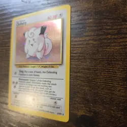Pokemon TCG Clefairy Holo Rare Card 5/102 Unlimited Base Set - Image 4