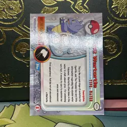 Pokemon Card - Topps Wartortle TV Animation Edition 08 Foil Blue Logo MP - Image 5