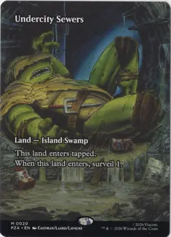 Undercity Sewers - M 0020 Regular PZA (Borderless) MTG TMNT - Image 1