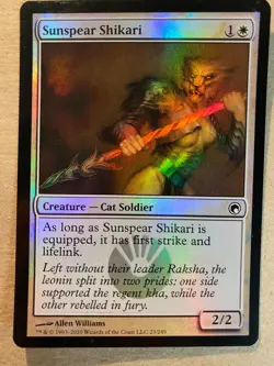 MTG 1x FOIL Sunspear Shikari Scars of Mirrodin Pauper Magic the Gathering x1 LP - Image 1