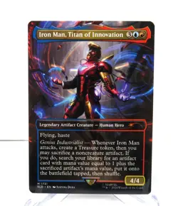 Iron Man Titan of Innovation Marvel Secret Lair Non Foil NM - MTG Magic - Image 1