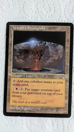 Volrath's Stronghold MTG Stronghold NM EXC Free shipping - Image 1