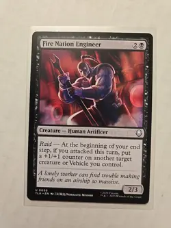 Fire Nation Engineer - Avatar - NM - Uncommon - Creature - MTG - Image 1