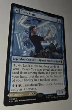 Tony Stark The Invincible Iron Man ~ PACKFRESH ~ Marvel Super Heroes MTG - Image 2