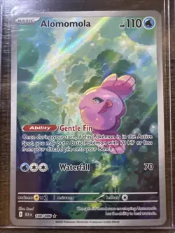 Alomomola 108/086, Black Bolt, Illustration Rare, Full Art Holo, Pokemon TCG, NM - Image 1