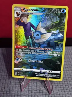 Vaporeon TG02/TG30 Brilliant Stars Trainer Gallery Holo NM Pokemon - Image 1
