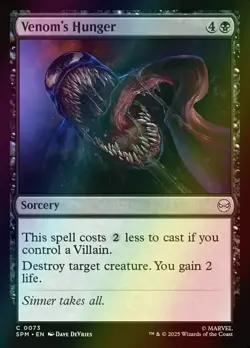 MTG Venom's Hunger Foil ** Marvel's Spider-Man ** English - Image 1