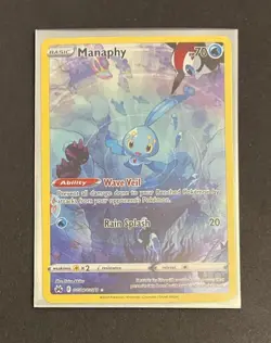 Pokemon Manaphy GG06/GG70 Crown Zenith Galarian Gallery Holo Near Mint - Image 4