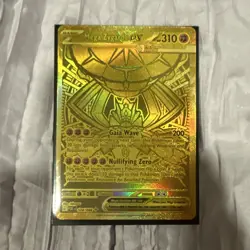 Pokemon Mega Zygarde EX 124/088 XY Full Art Holo Gold Secret Rare Eng 310HP - Image 1