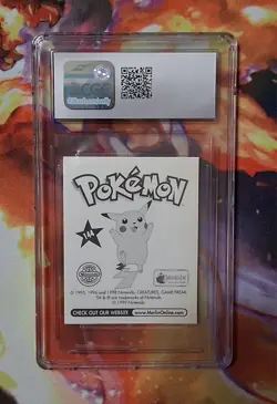 Pokemon Articuno #144 Merlin Sticker Series 1 Topps - CGC Mint 9 - Image 2