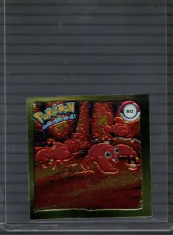 Paras R12 - Gold Foil Pokemon Action Flipz - Series One - Artbox - 3D - Stickers - Image 1
