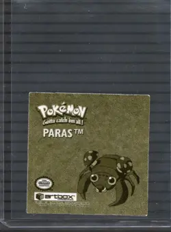 Paras R12 - Gold Foil Pokemon Action Flipz - Series One - Artbox - 3D - Stickers - Image 2