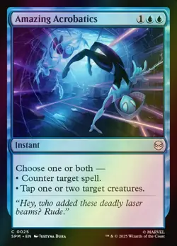 MTG Amazing Acrobatics Foil ** Marvel's Spider-Man ** English - Image 1