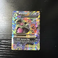 Pokemon M Tyranitar EX Mega Holo Ultra Rare 43/98 XY Ancient Origins - Image 1