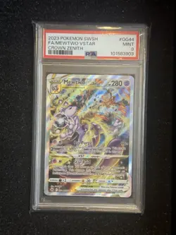 Pokemon Mewtwo VSTAR Ultra Rare Full Art Holo GG44/GG70 PSA 9 CZ GG - Image 1