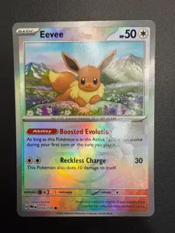 Pokemon - Eevee 074/131 Master Ball - Prismatic Evolutions - Image 1
