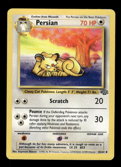 Pokemon TCG Jungle Persian 42/64 - Image 1